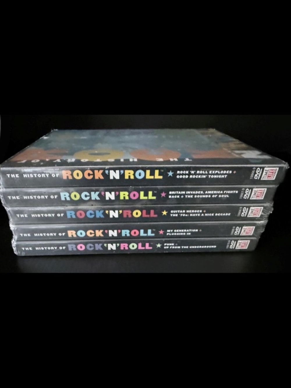 The History of Rock N Roll 5 DVD Box Set Time-Life Sealed 2004
